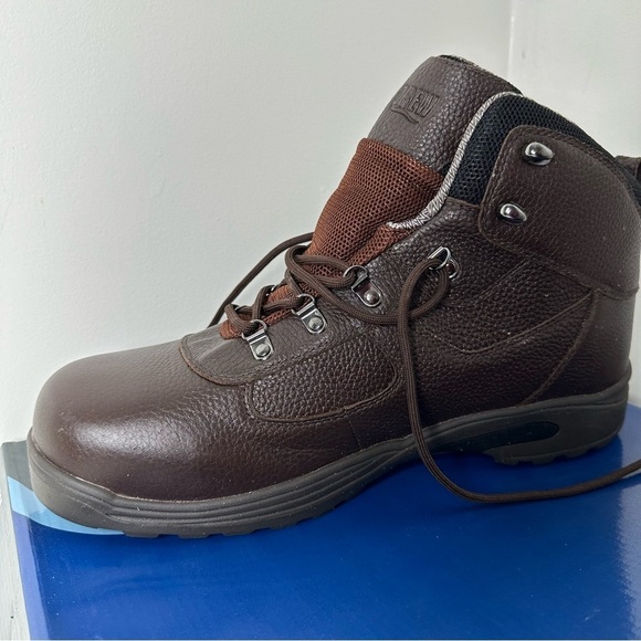 New Drew Shoe Men's Rockford Boot,Dark Brown leather boots men’s size 14 4W - Picture 8 of 11